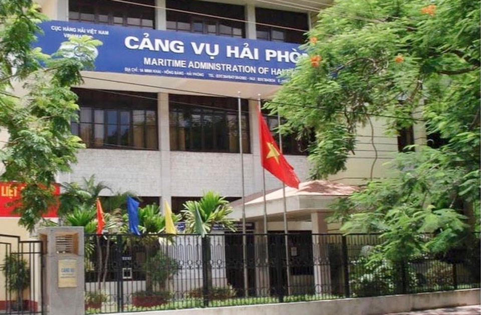 Trụ sở Cảng vụ Hàng hải Hải Phòng. Ảnh: TTT